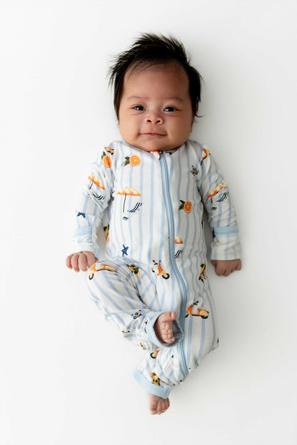 Zippered Romper in Amalfi Coast | Kyte Baby