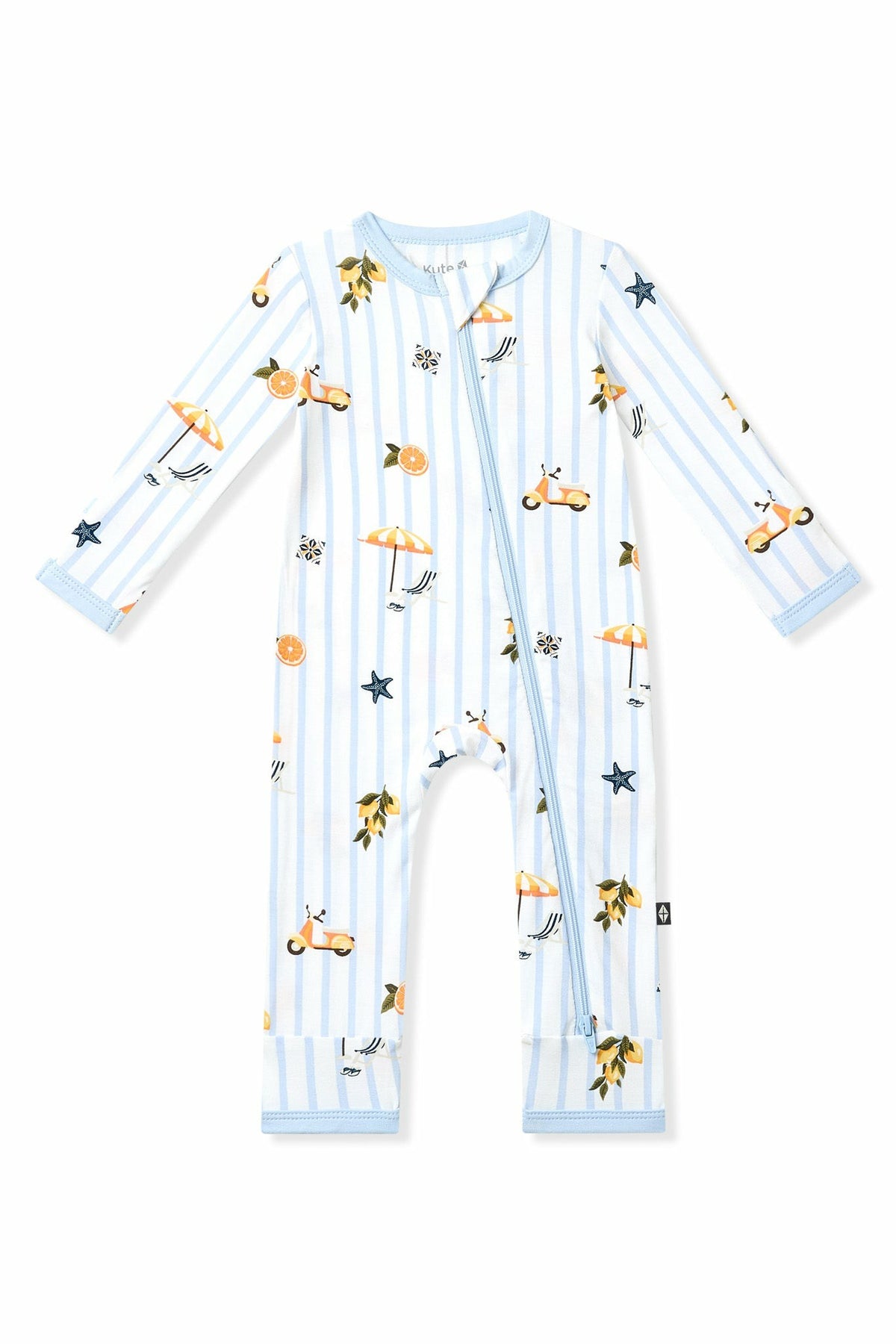 Zippered Romper in Amalfi Coast | Kyte Baby