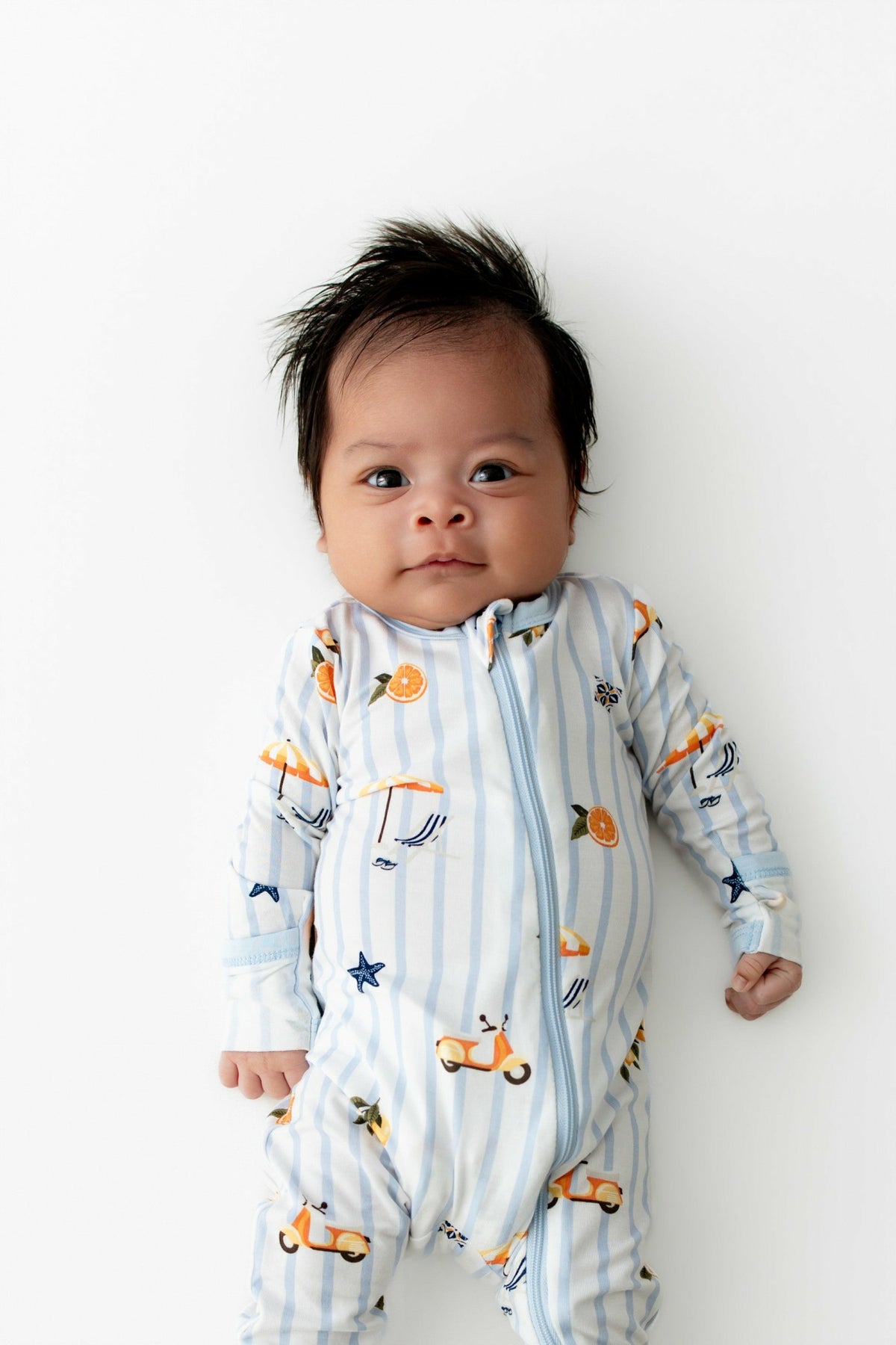 Zippered Romper in Amalfi Coast | Kyte Baby