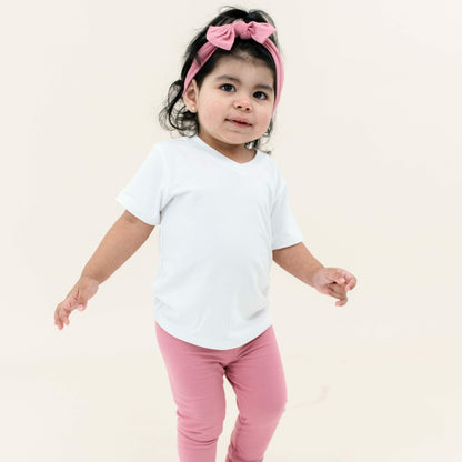 Knotted Bow Headband in Apple Blossom | Kyte Baby