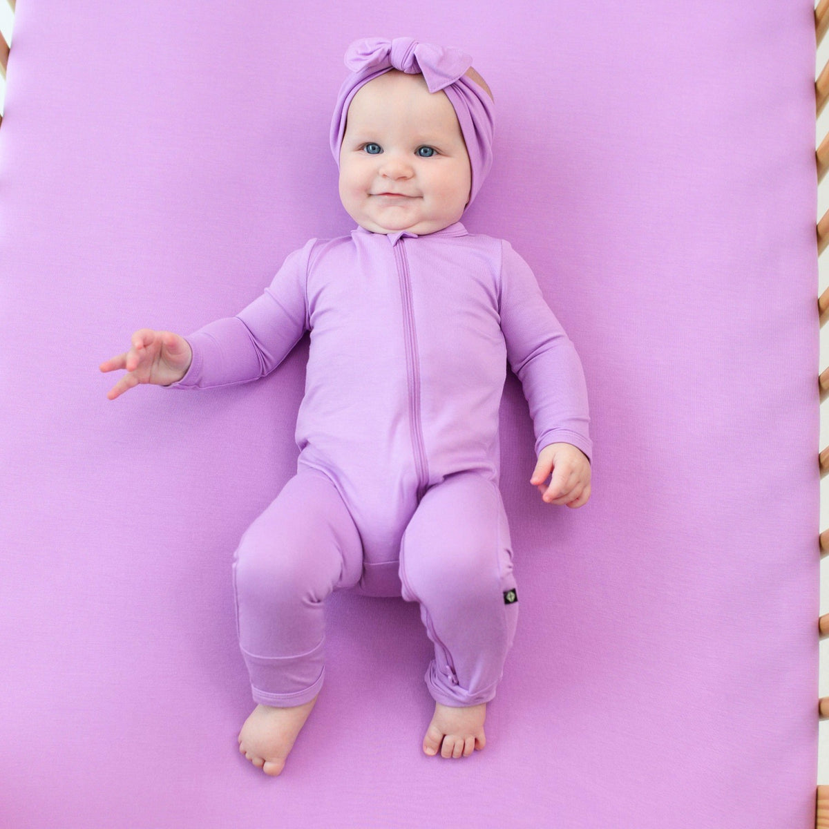 Knotted Bow Headband in Poi | Kyte Baby