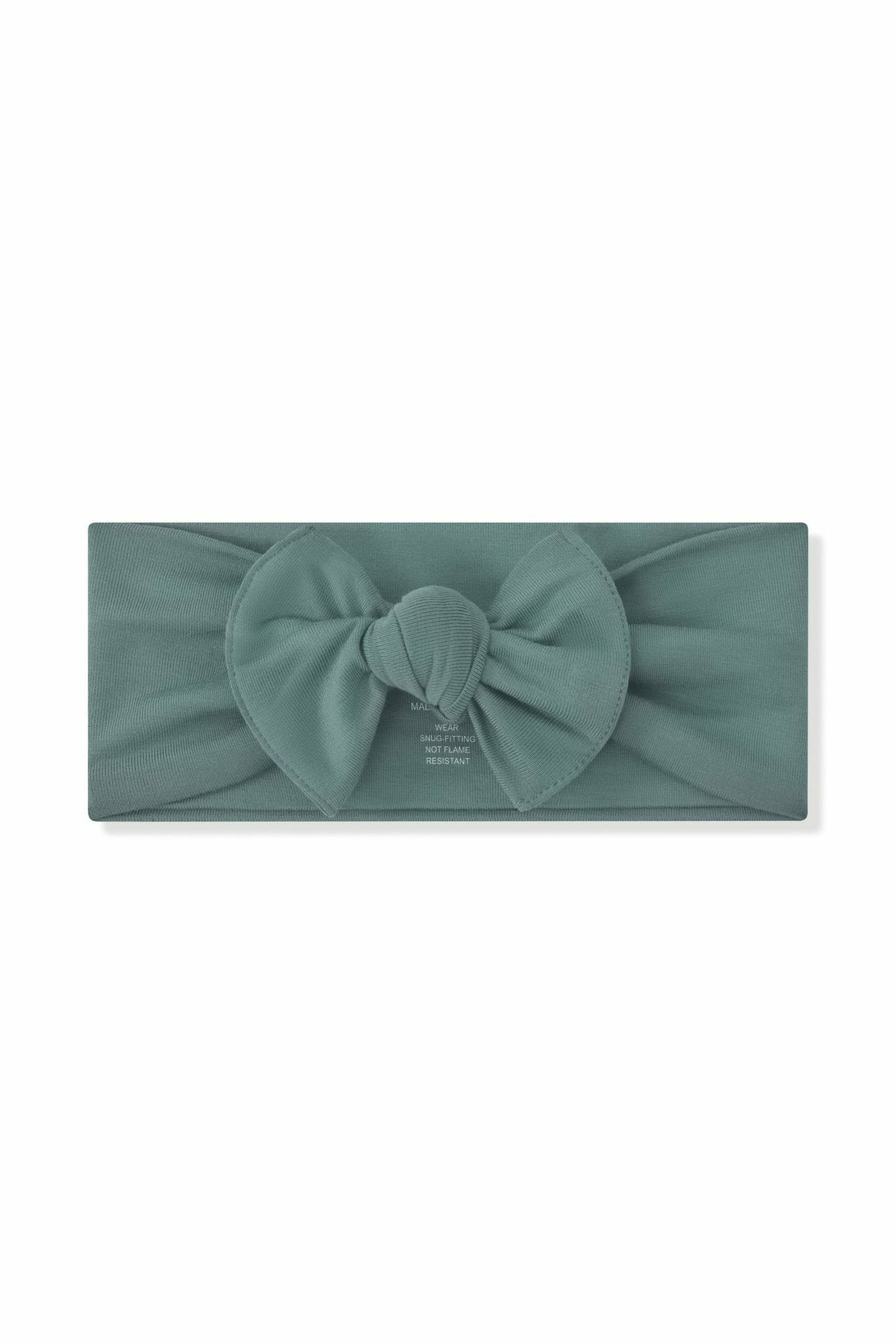 Knotted Bow Headband in Pine | Kyte Baby