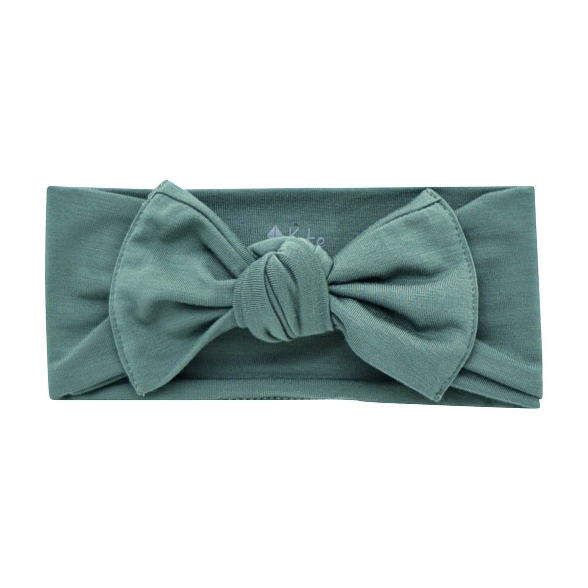 Knotted Bow Headband in Pine | Kyte Baby