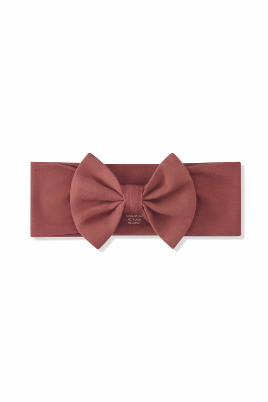 Bow Headband in Ember | Kyte Baby