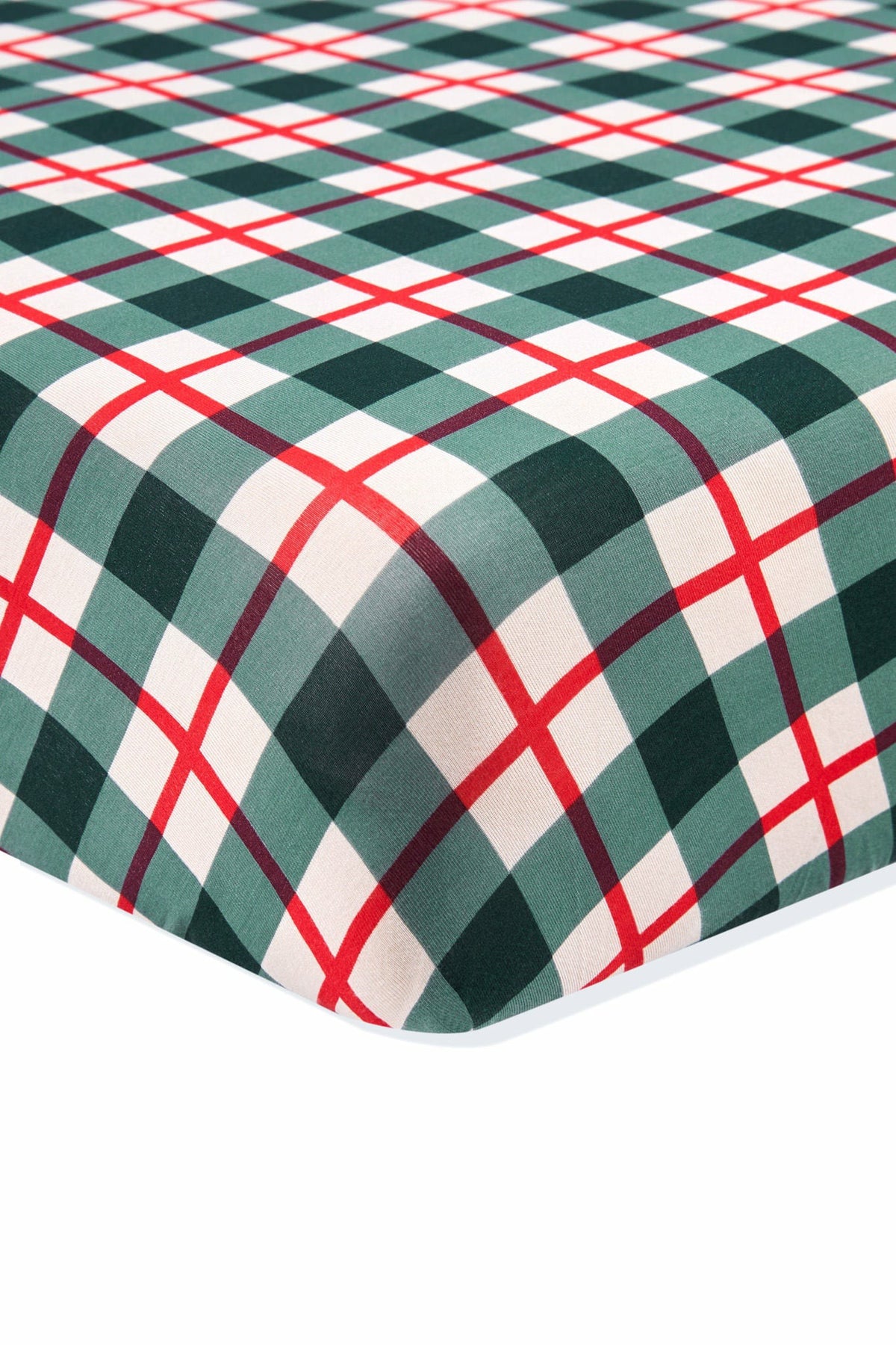 Twin Sheet in Holiday Plaid | Kyte Baby