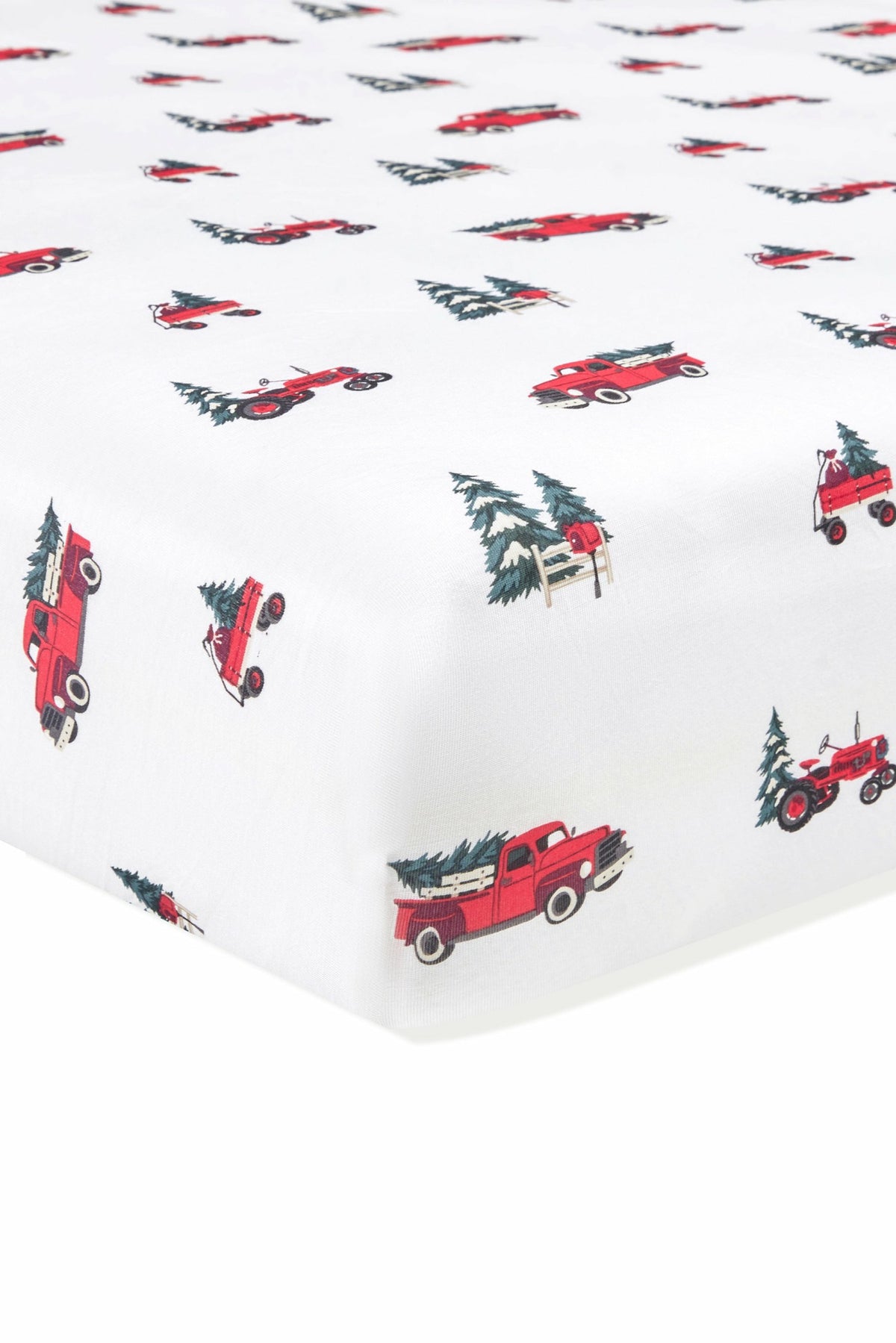 Twin Sheet in Holiday Tree Farm | Kyte Baby