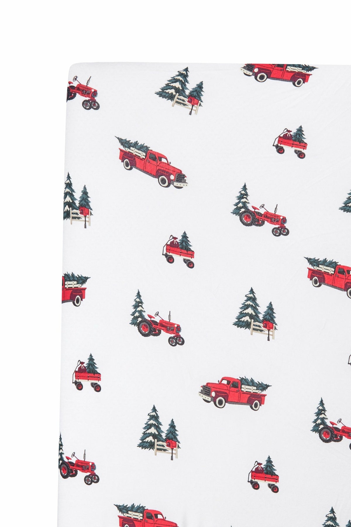 Twin Sheet in Holiday Tree Farm | Kyte Baby