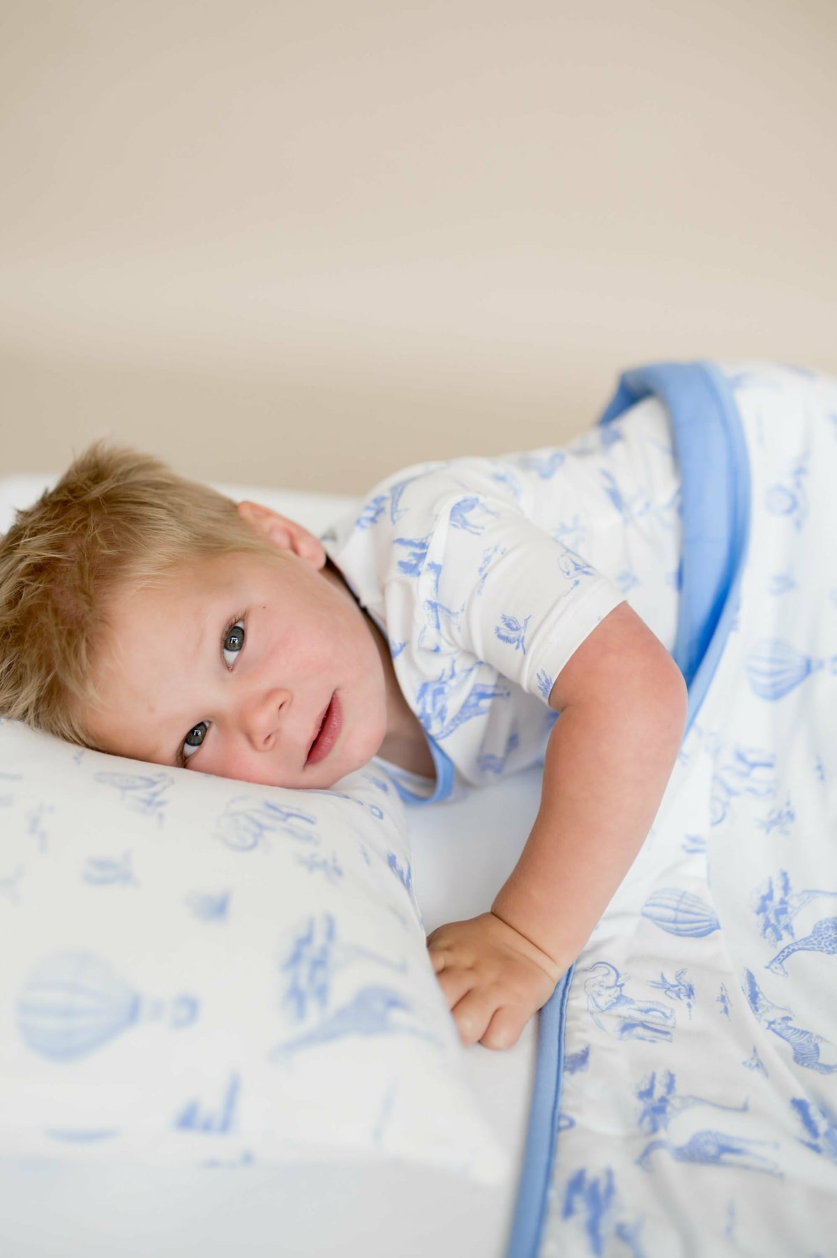 Toddler Pillowcase in Toile Safari | Kyte Baby