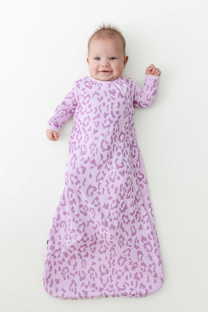 Sleep Bag in Thistle Leopard 0.5 | Kyte Baby