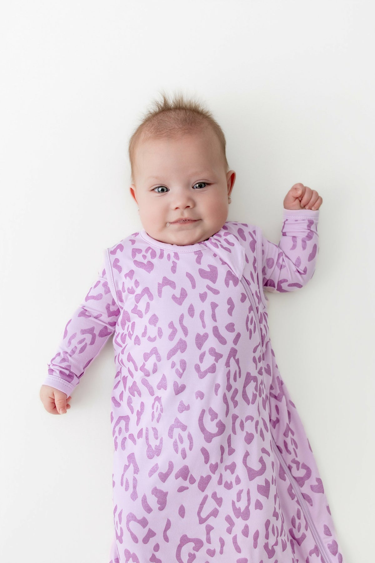 Sleep Bag in Thistle Leopard 0.5 | Kyte Baby
