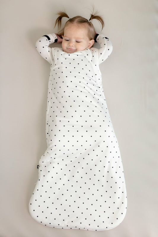 Sleep Bag in Midnight Polka Dot 1.0 | Kyte Baby