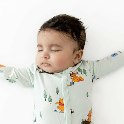 Footie in Winnie the Pooh Hundred Acre Wood | Kyte Baby