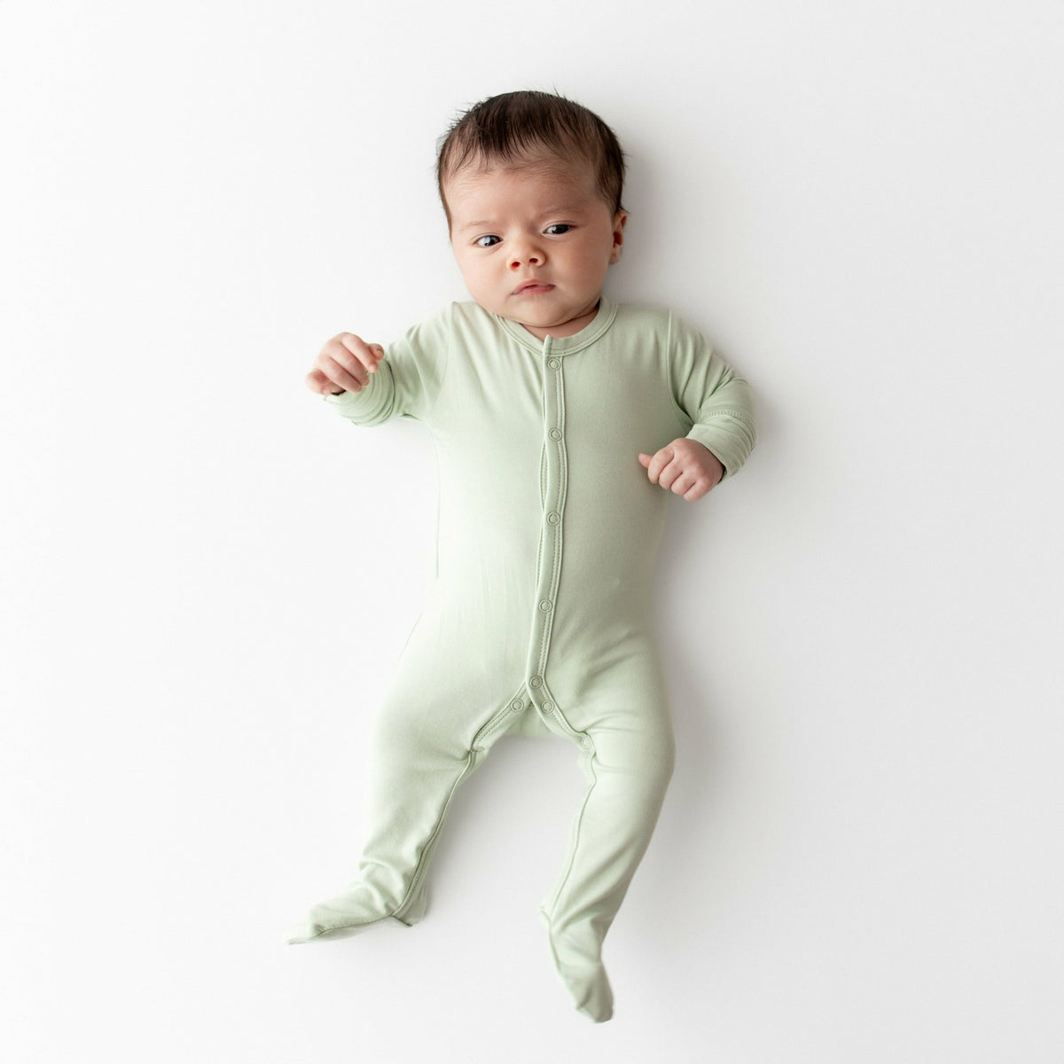 Footie in Basil | Kyte Baby