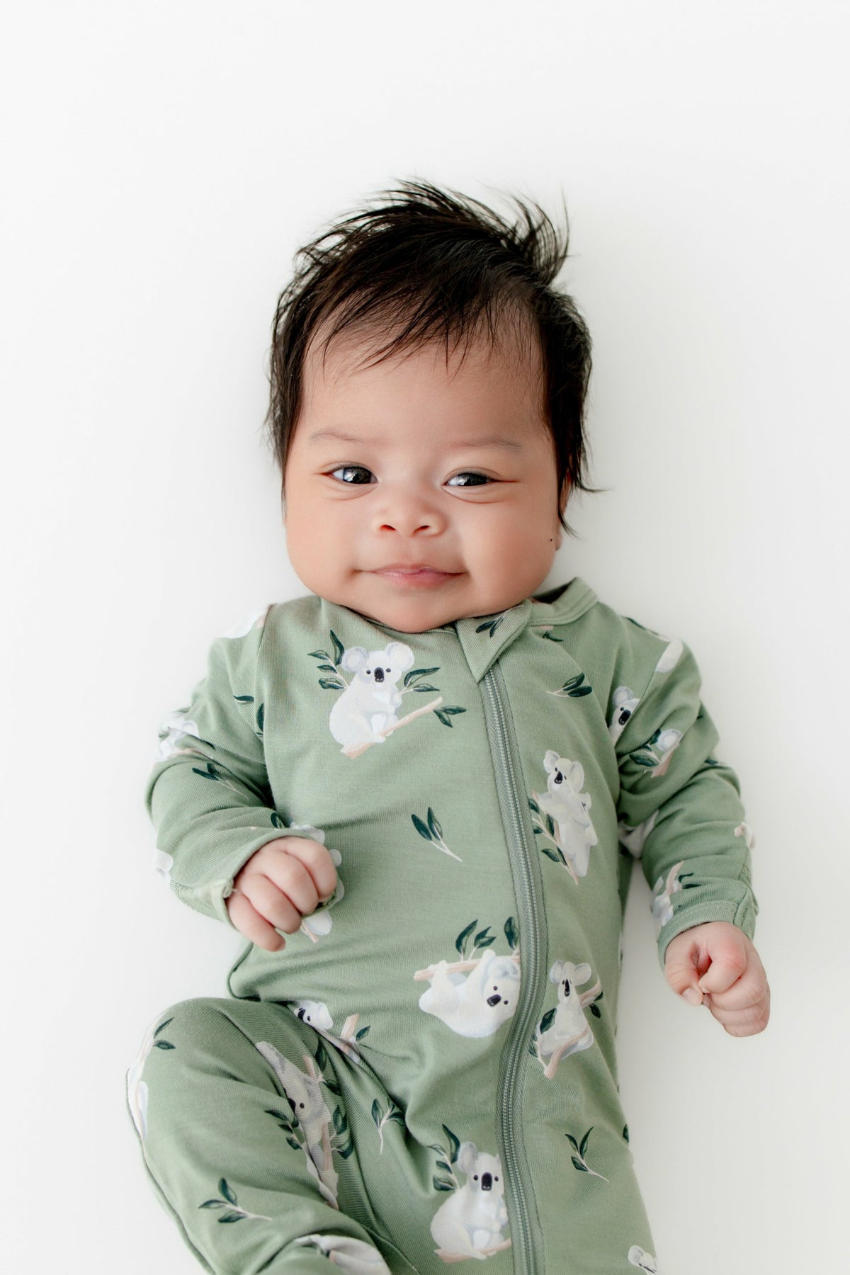 Zippered Footie in Koala | Kyte Baby