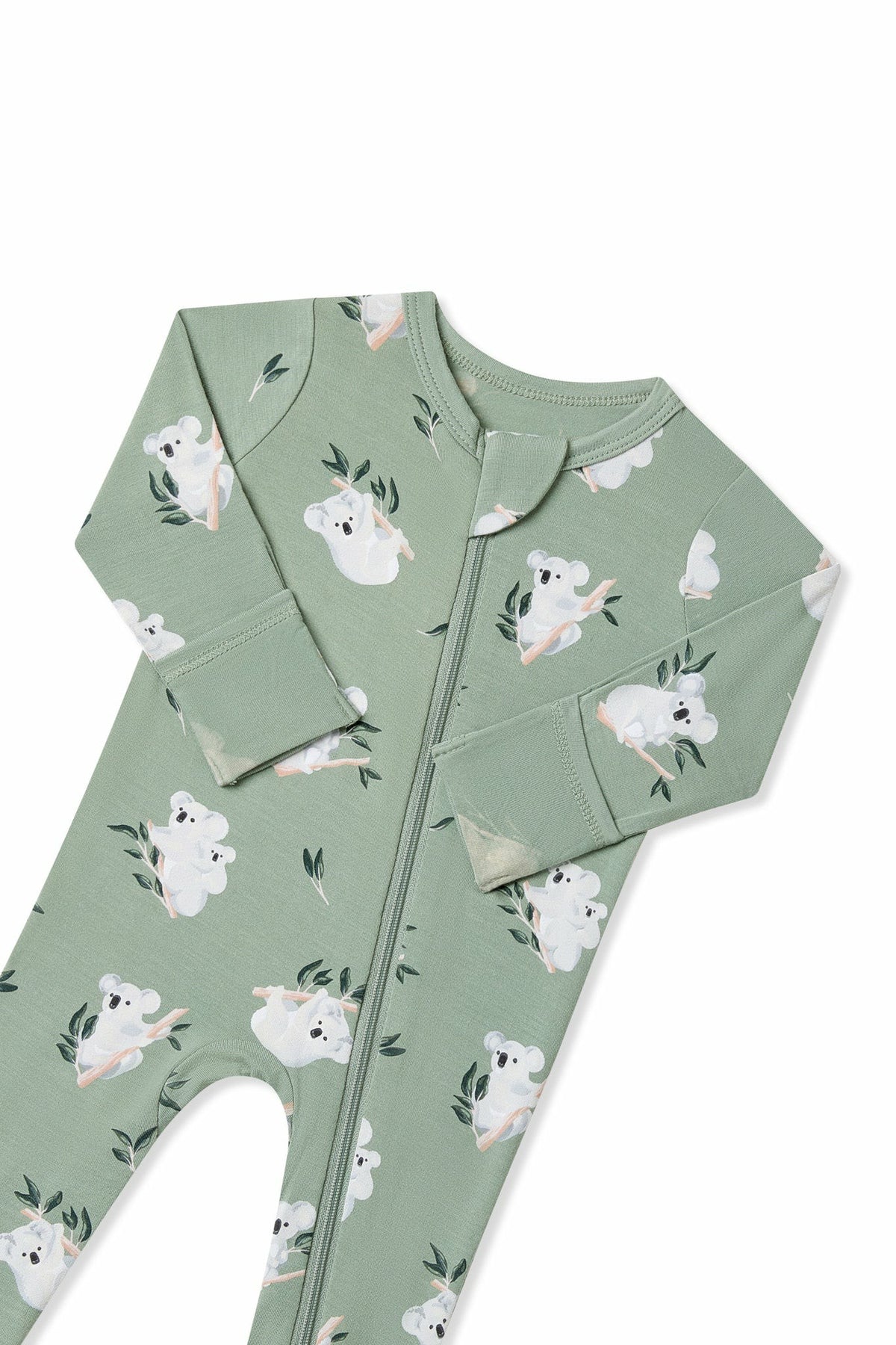 Zippered Footie in Koala | Kyte Baby