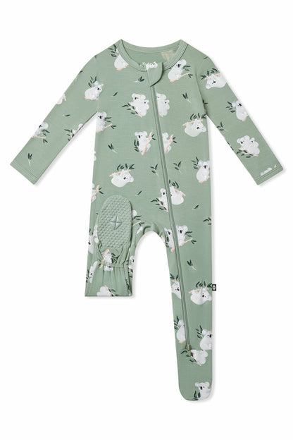 Zippered Footie in Koala | Kyte Baby