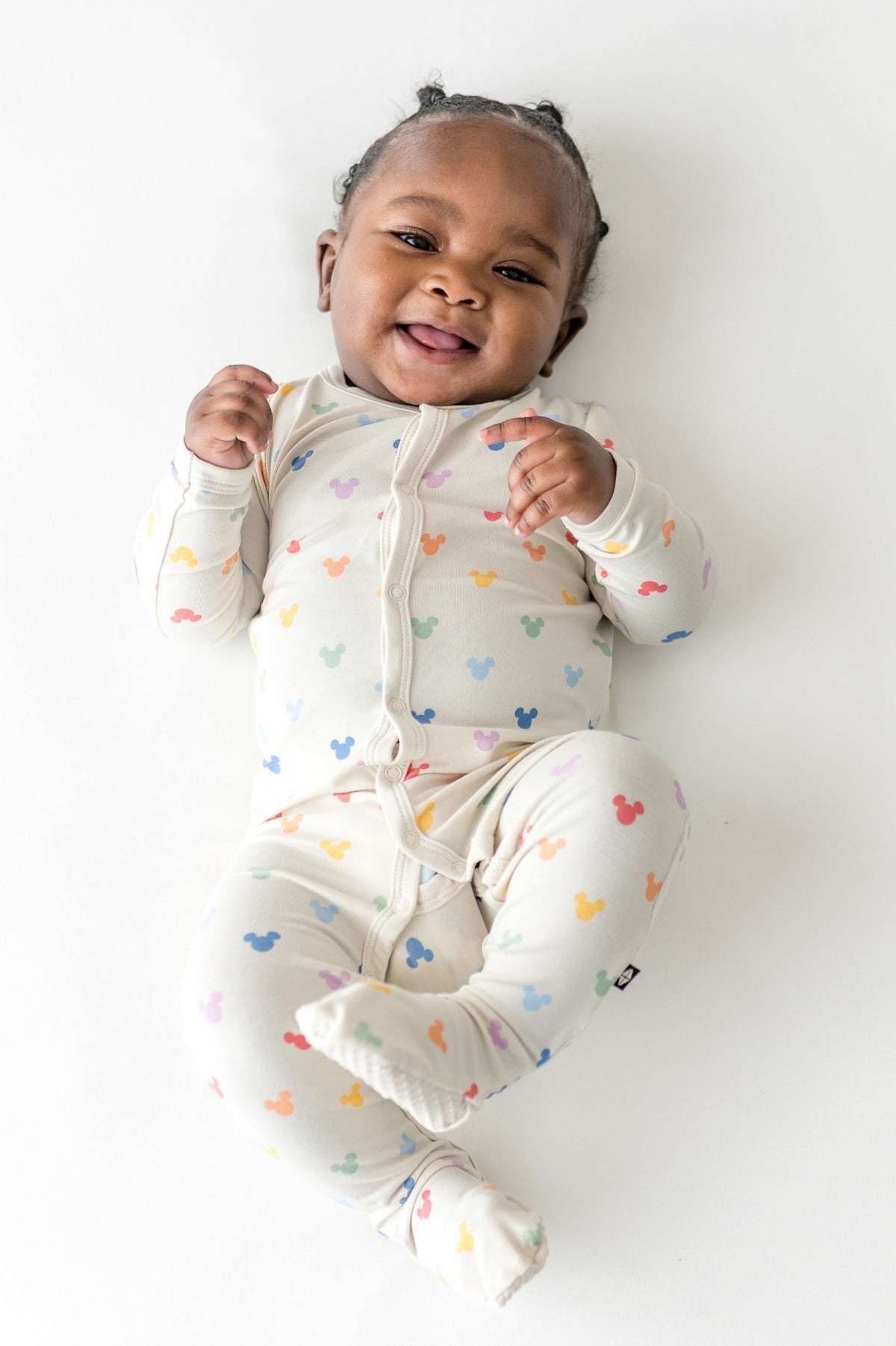 Footie in Pastel Mickey Mouse | Kyte Baby