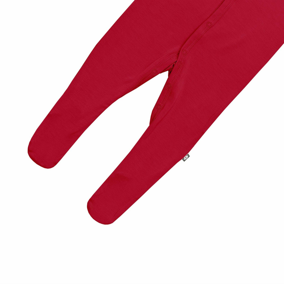 Bamboo Footie in Cardinal Red | Kyte Baby