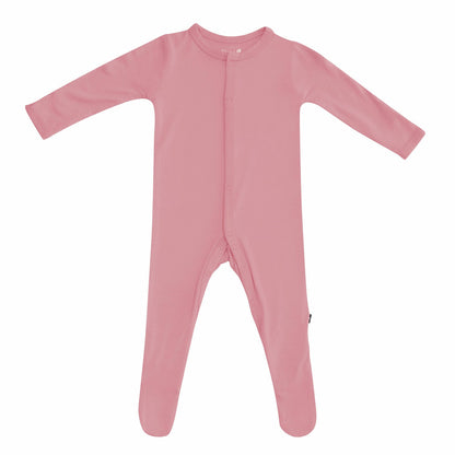 Bamboo Footie in Apple Blossom | Kyte Baby