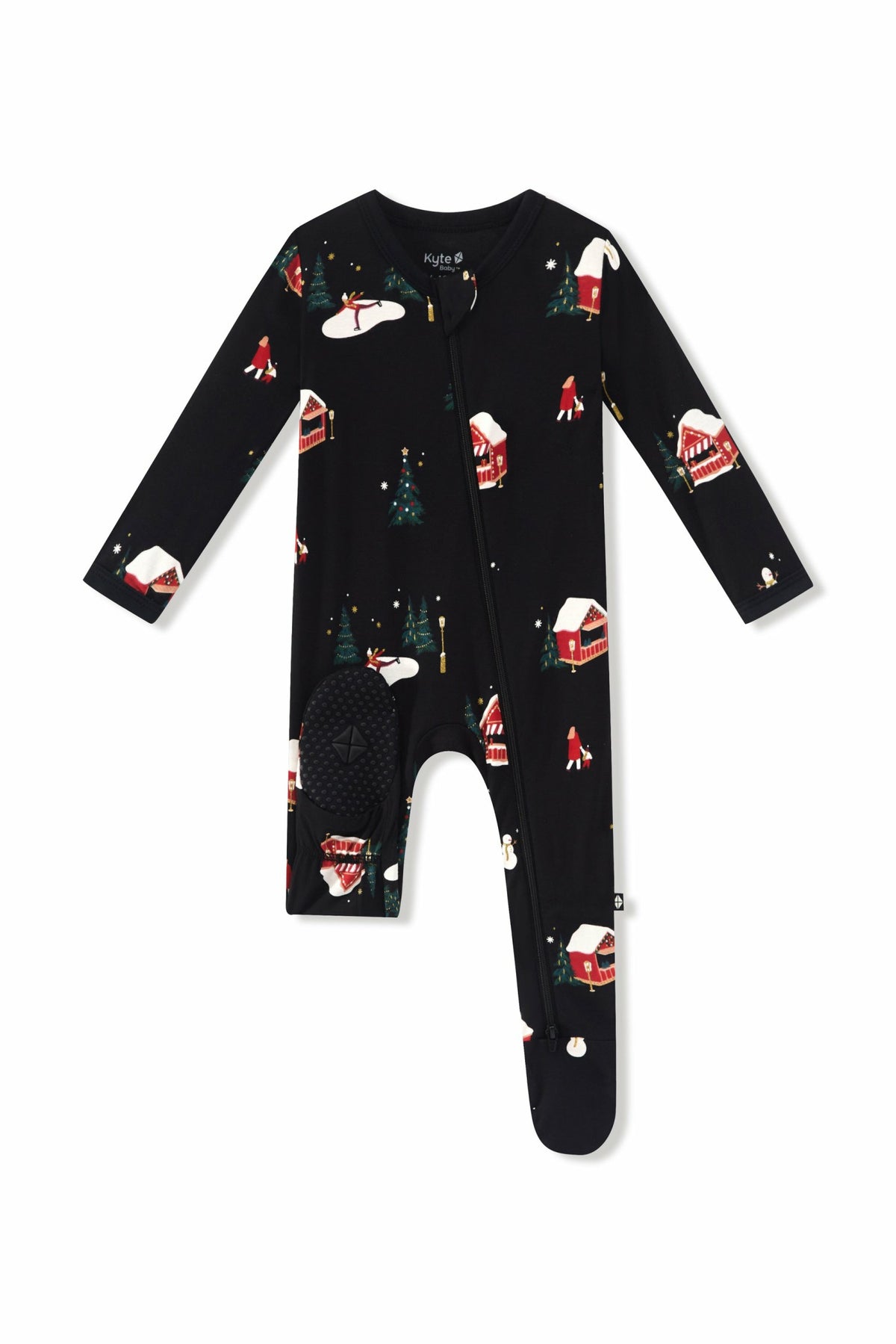 Zippered Footie in Winter Wonderland | Kyte Baby