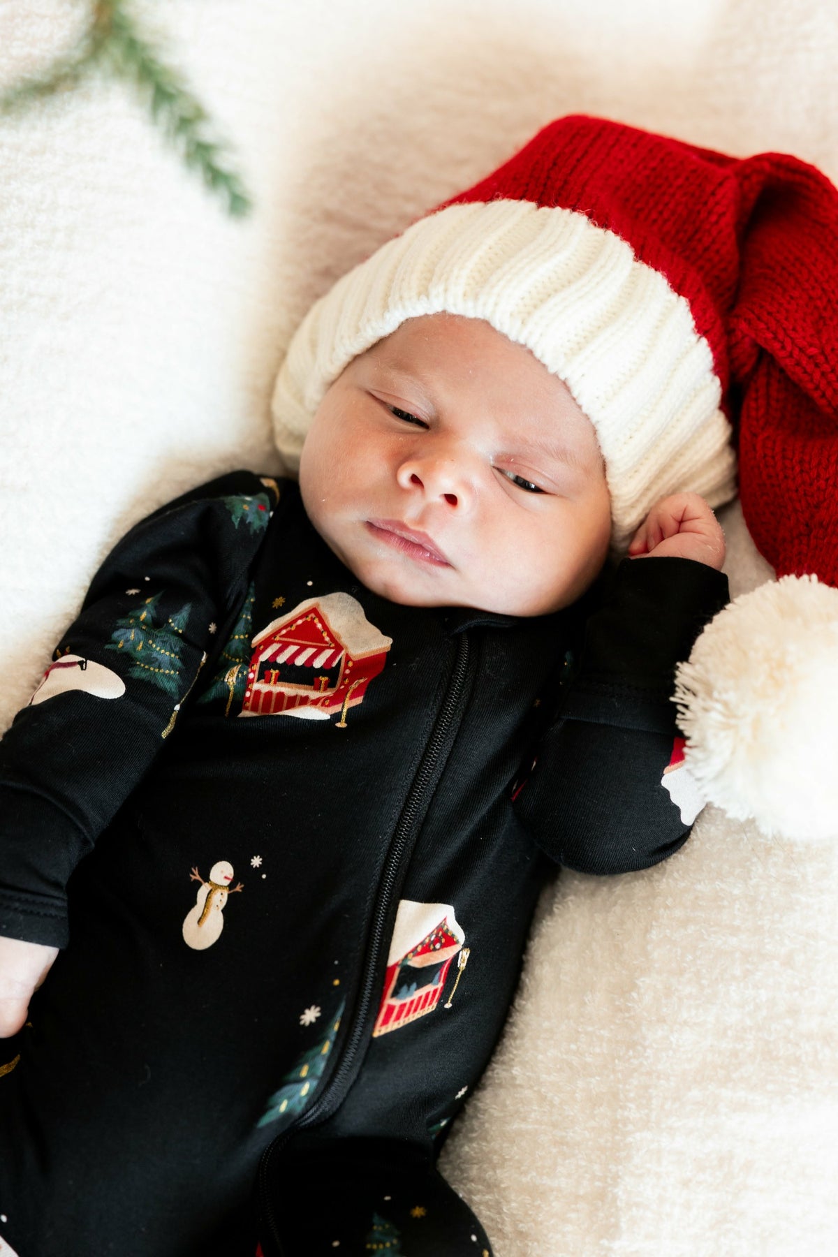 Zippered Footie in Winter Wonderland | Kyte Baby