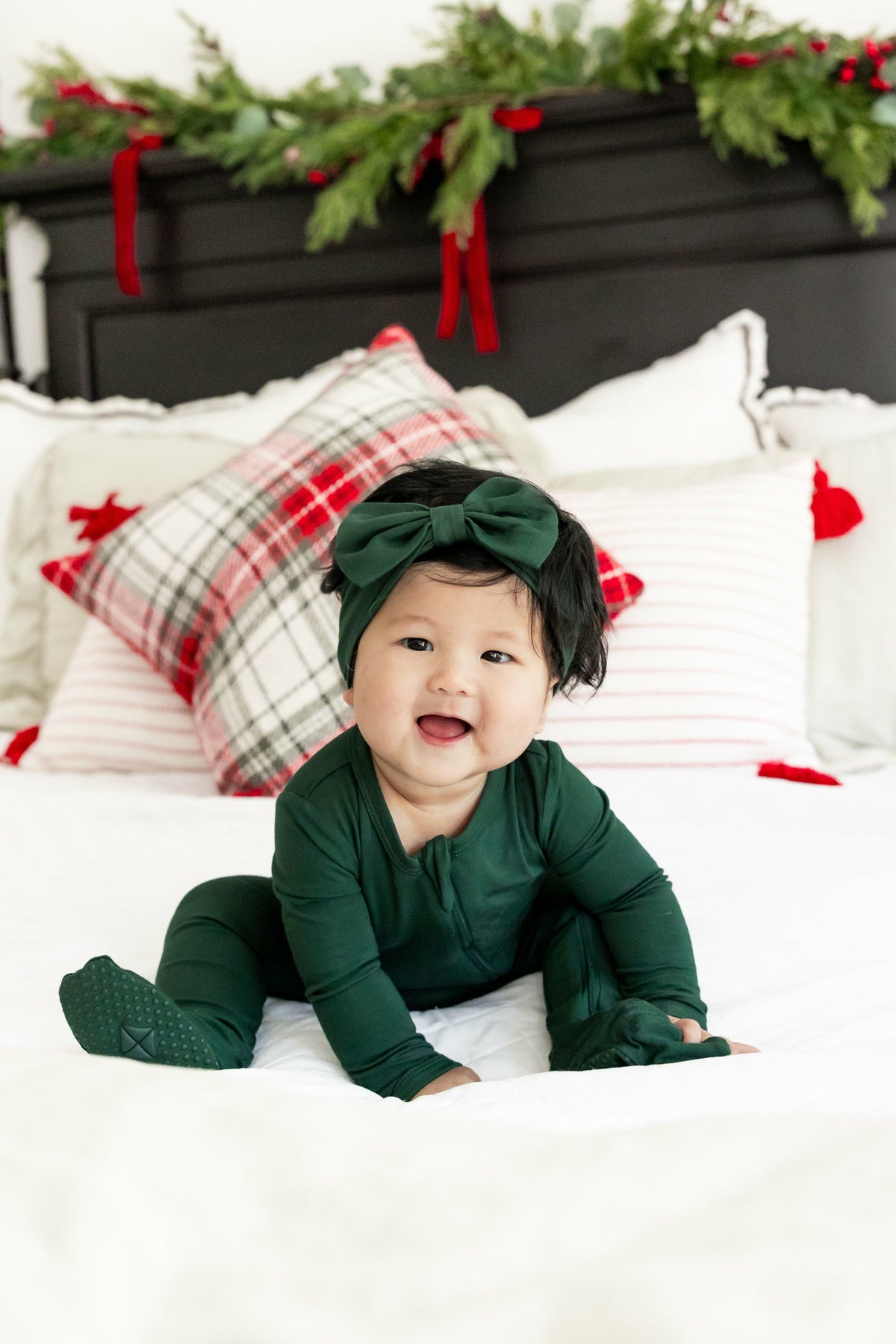 Zippered Footie in Cypress | Kyte Baby