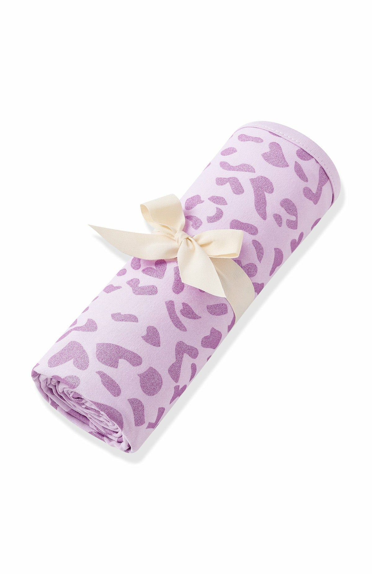 Swaddle Blanket in Thistle Leopard | Kyte Baby