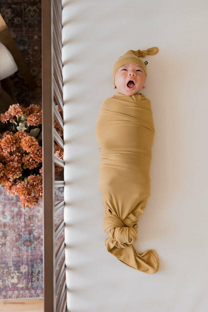 Swaddle Blanket in Ochre | Kyte Baby