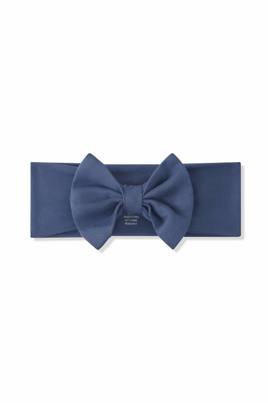 Bow Headband in Oxford | Kyte Baby