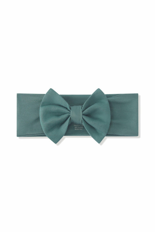 Bow Headband in Pine | Kyte Baby
