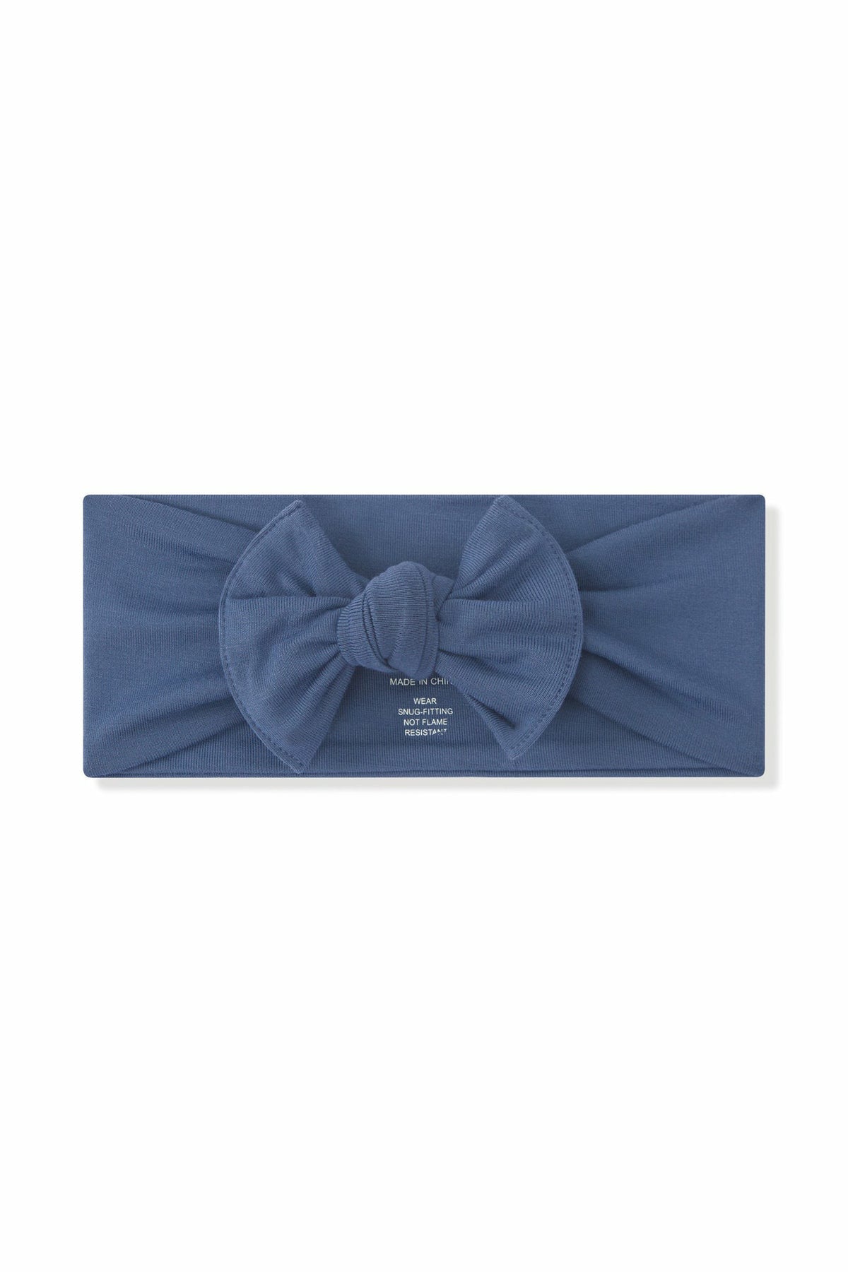 Knotted Bow Headband in Oxford | Kyte Baby