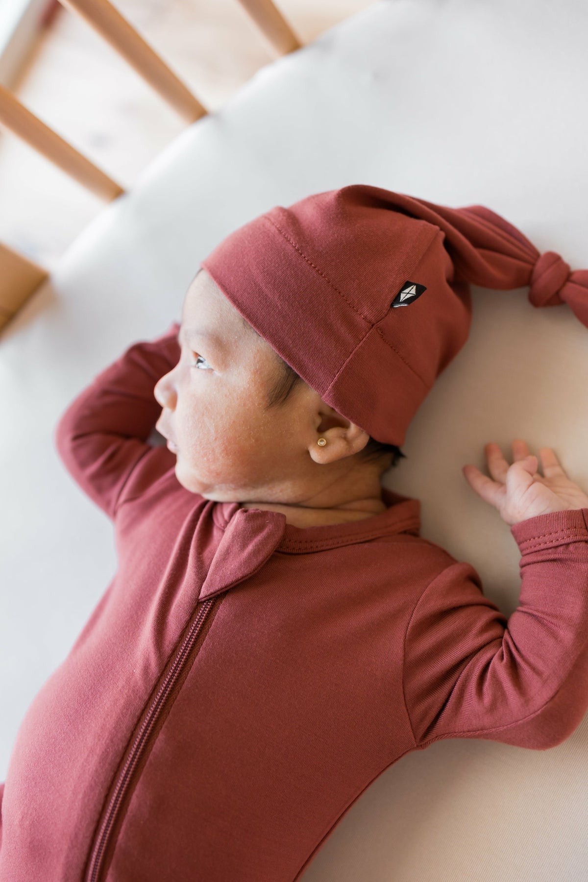 Knotted Cap in Ember | Kyte Baby