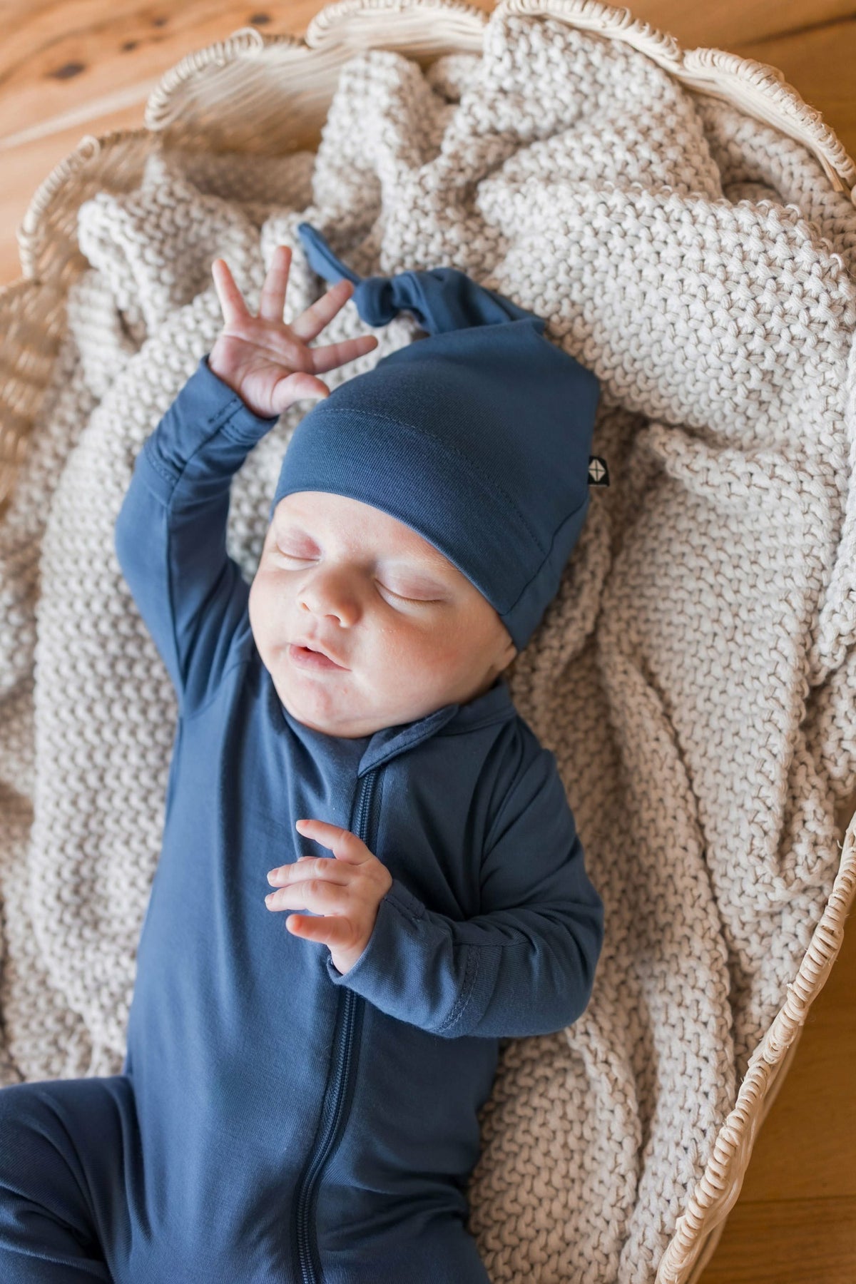 Knotted Cap in Oxford | Kyte Baby
