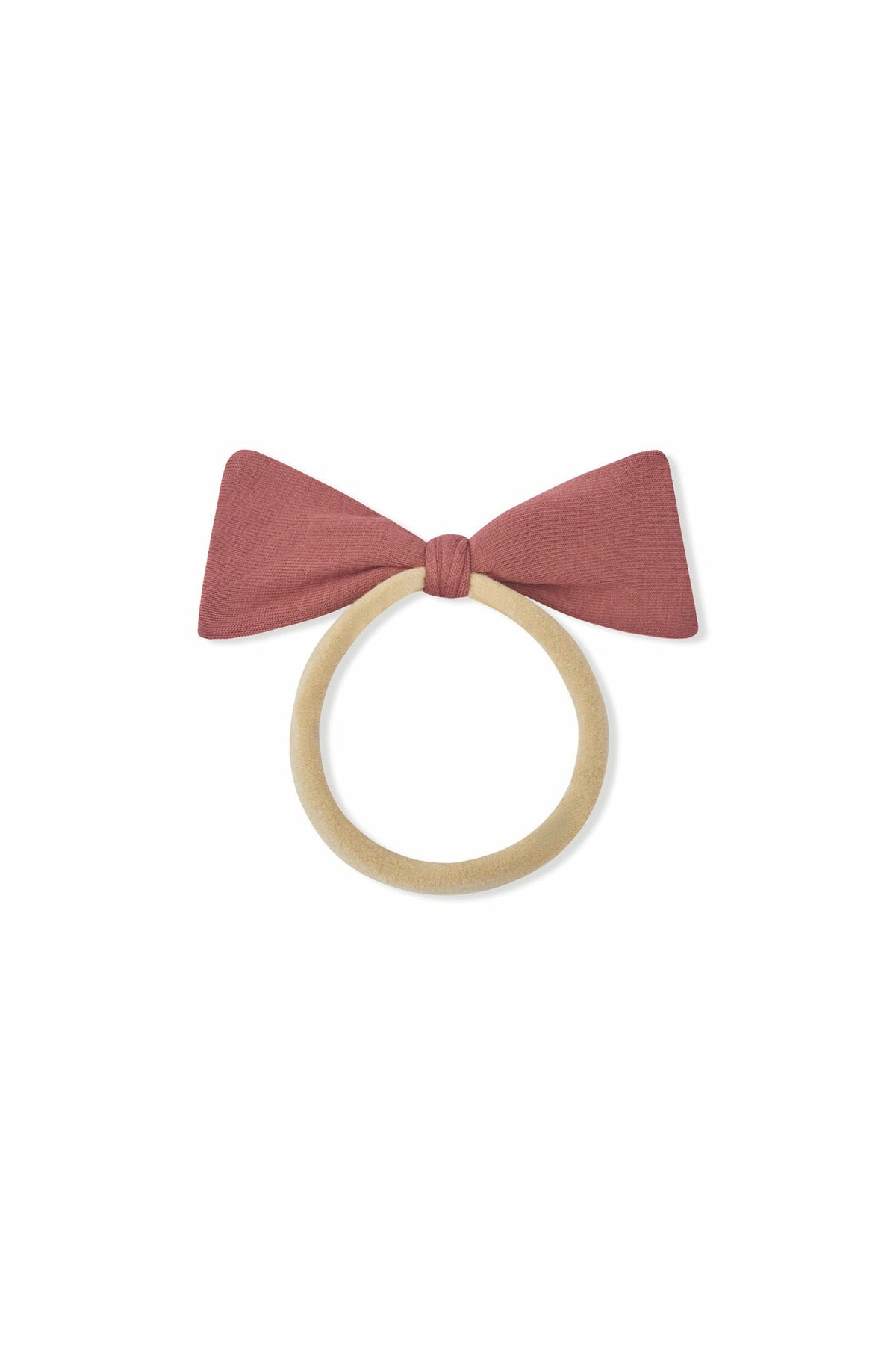 Tiny Nylon Bow in Ember | Kyte Baby