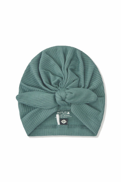 Ribbed Headwrap in Pine | Kyte Baby