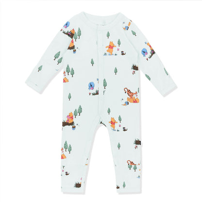 Romper in Winnie the Pooh Hundred Acre Wood | Kyte Baby