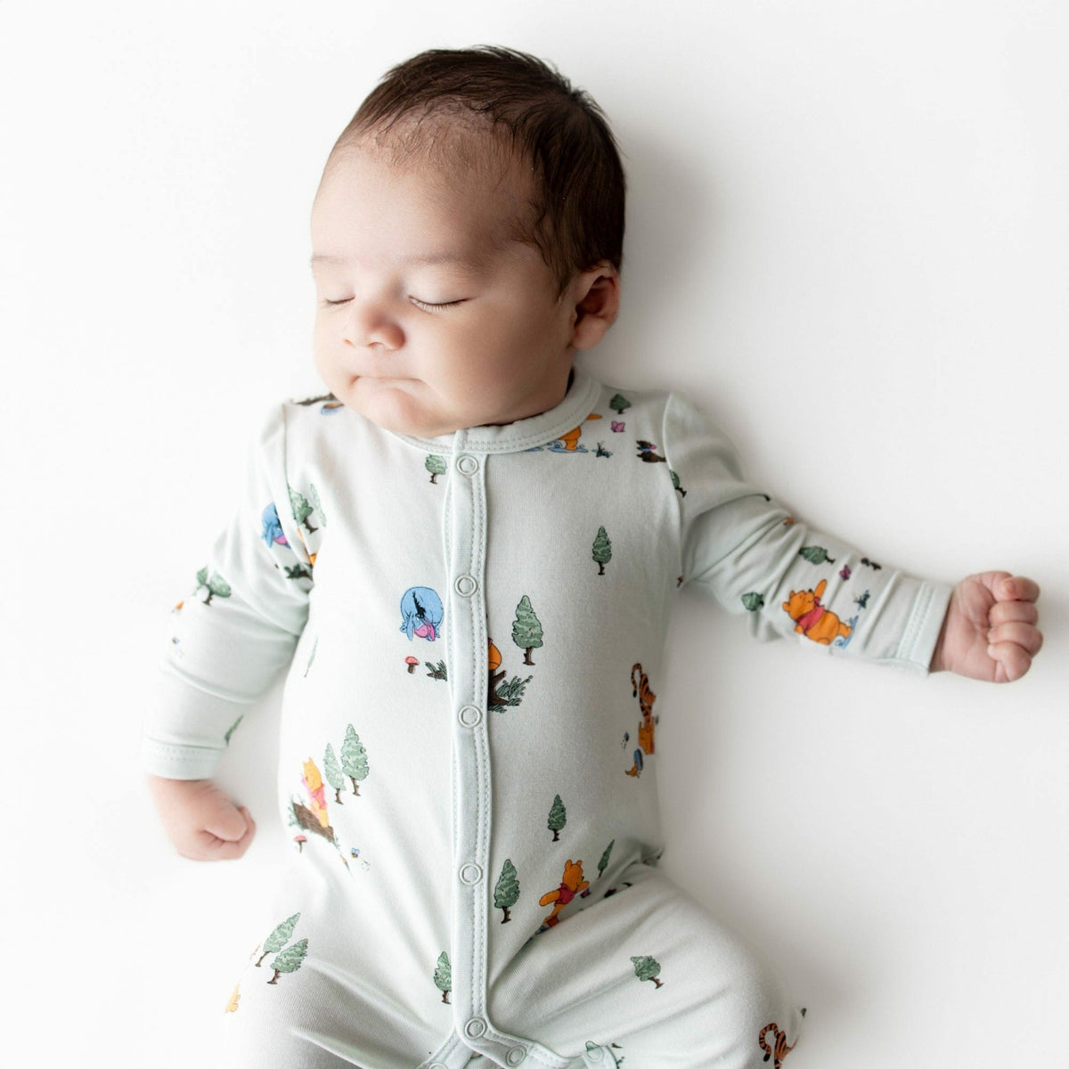 Romper in Winnie the Pooh Hundred Acre Wood | Kyte Baby
