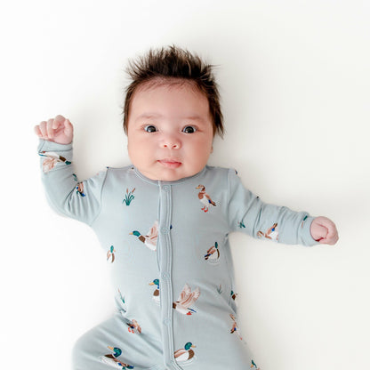 Romper in Mallard Duck | Kyte Baby