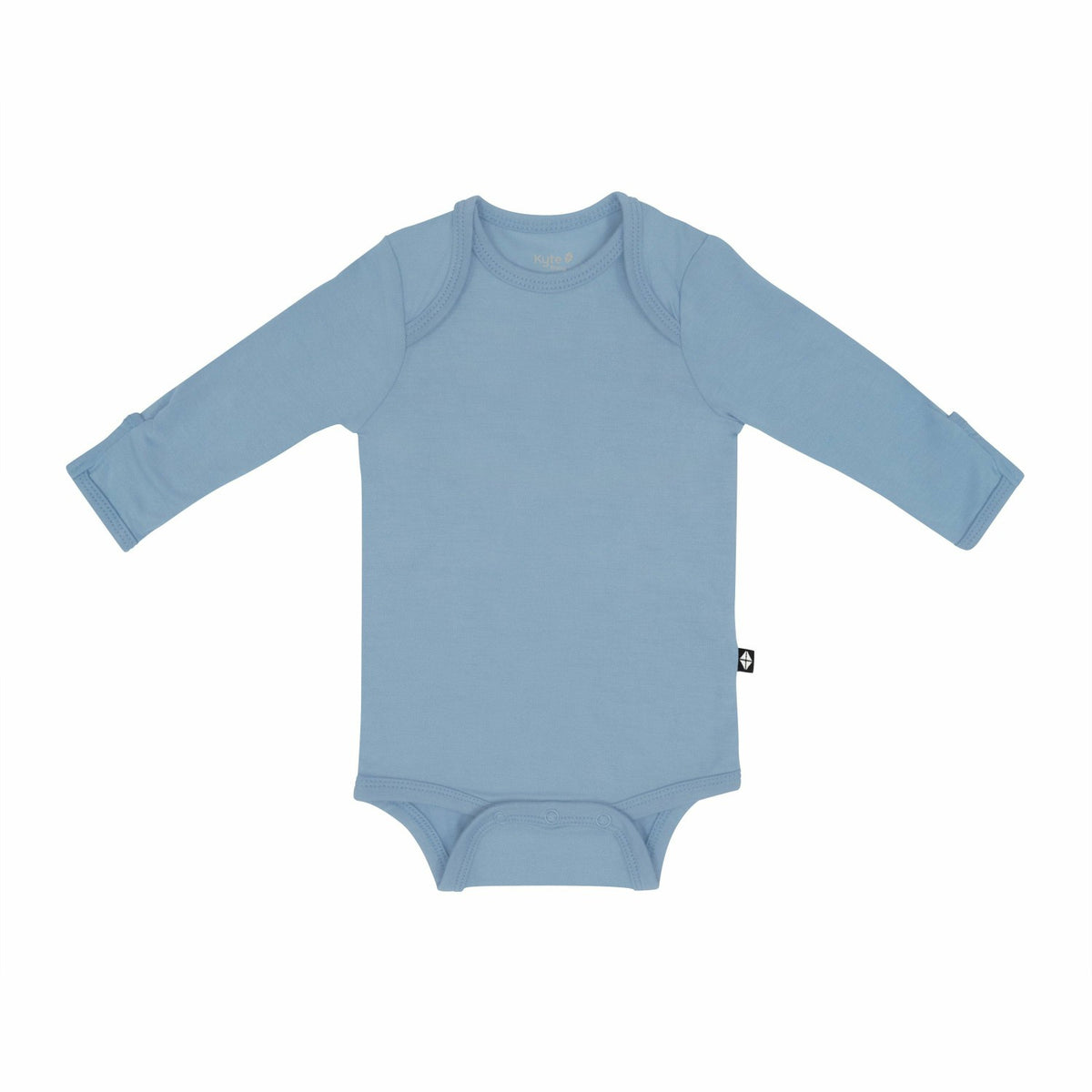 Long Sleeve Bodysuit in Slate | Kyte Baby