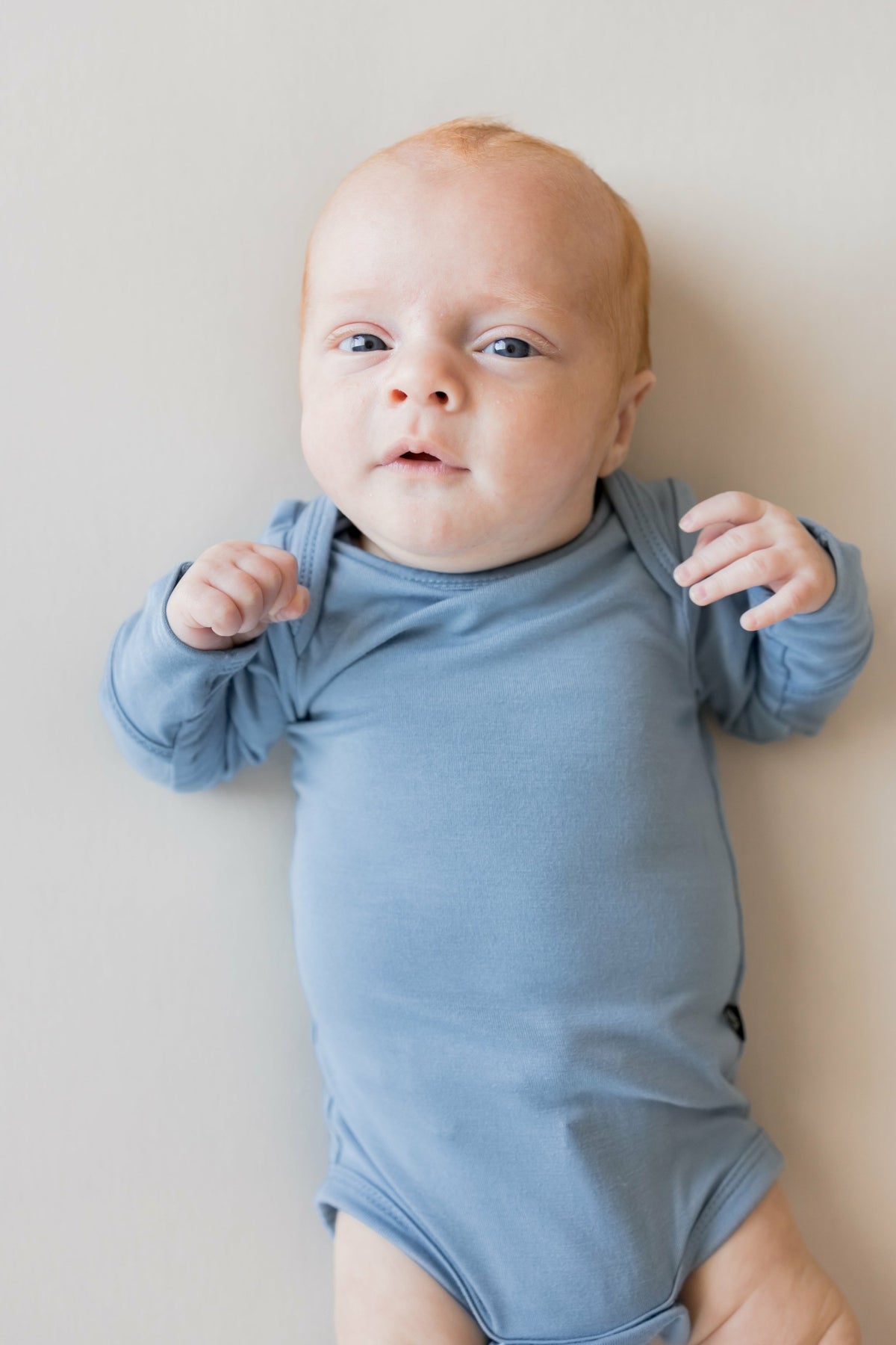 Long Sleeve Bodysuit in Slate | Kyte Baby
