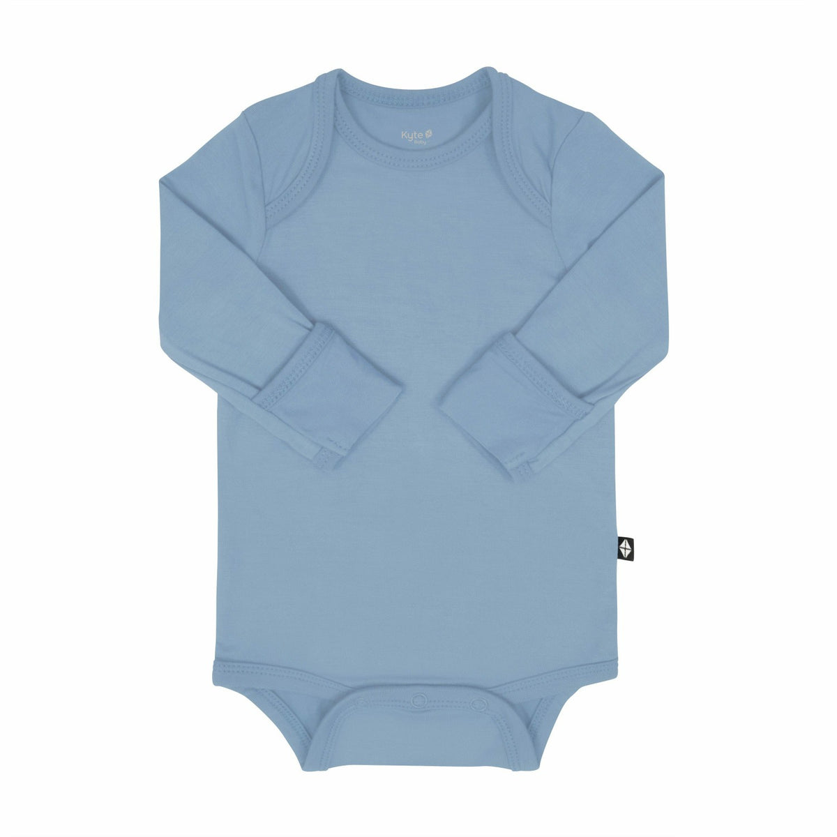 Long Sleeve Bodysuit in Slate | Kyte Baby
