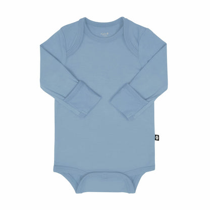 Long Sleeve Bodysuit in Slate | Kyte Baby
