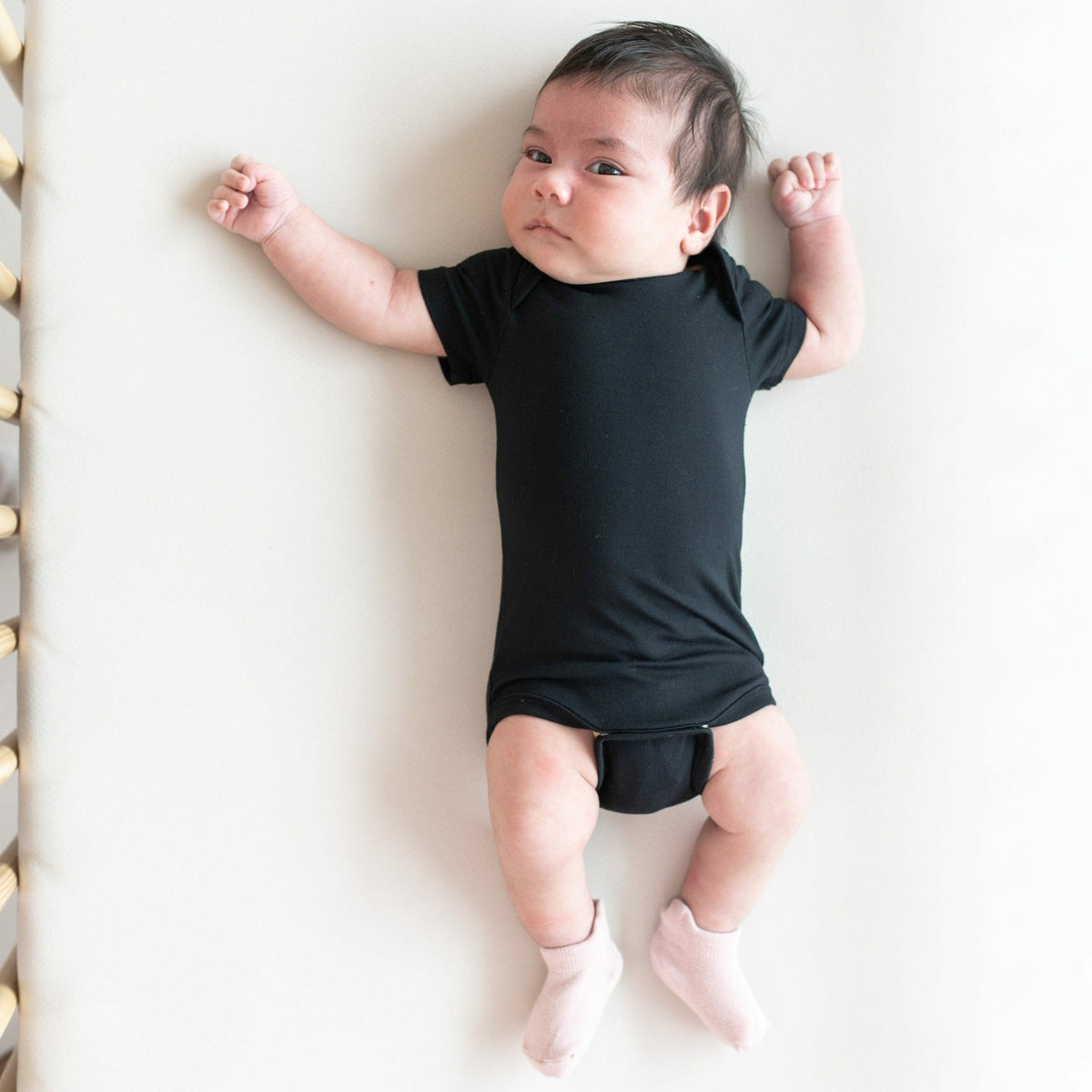 Bamboo Bodysuit in Midnight | Kyte Baby