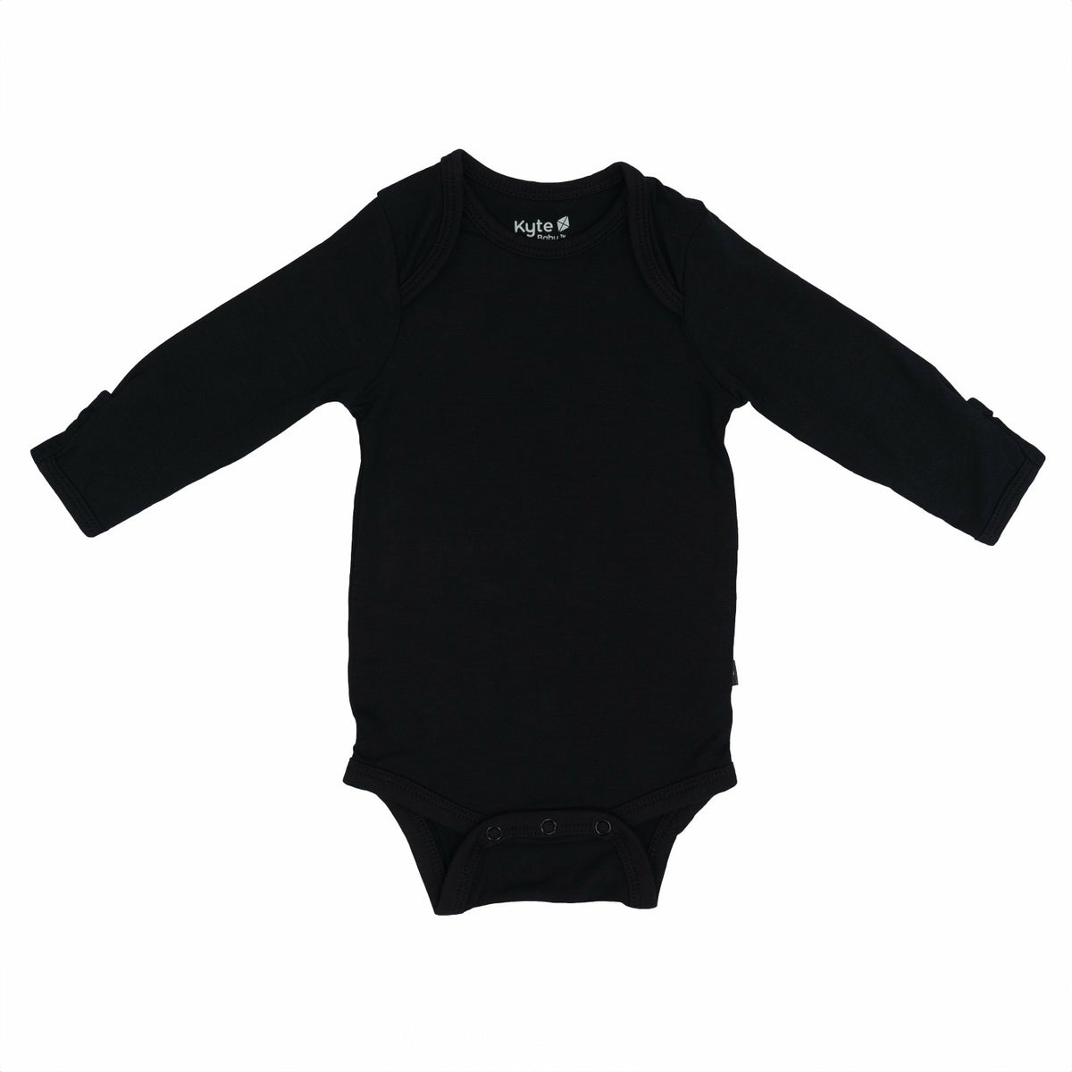 Long Sleeve Bodysuit Onesie in Midnight | Kyte Baby
