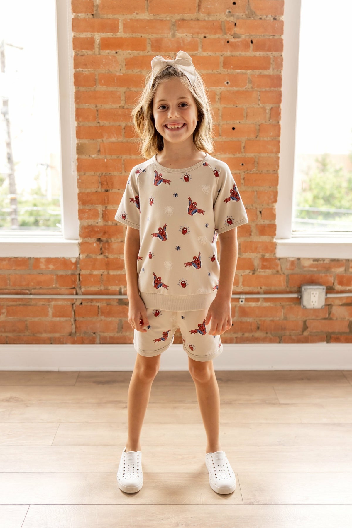 Short Sleeve Jogger Set in Spider-Man | Kyte Baby