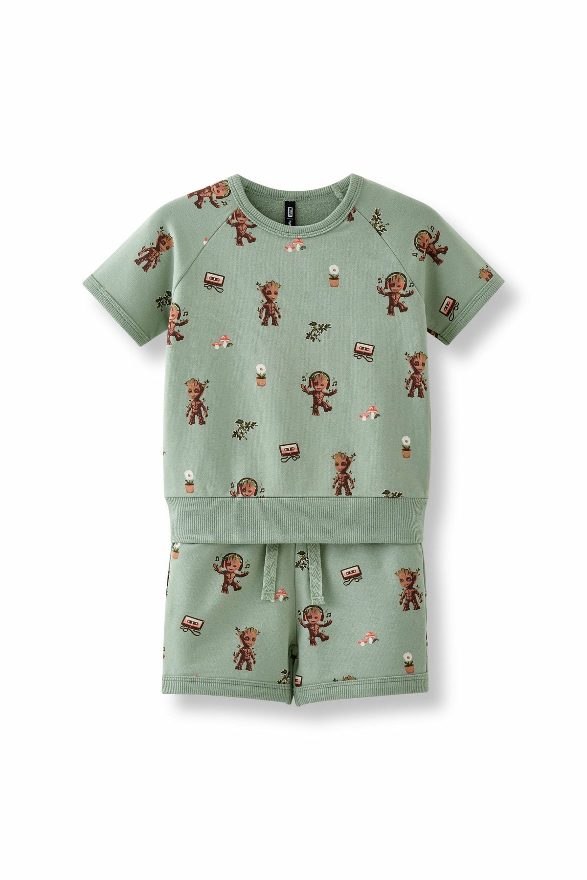 Short Sleeve Jogger Set in Groot | Kyte Baby