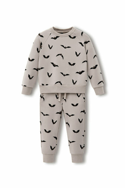 Long Sleeve Jogger Set in Bats | Kyte Baby