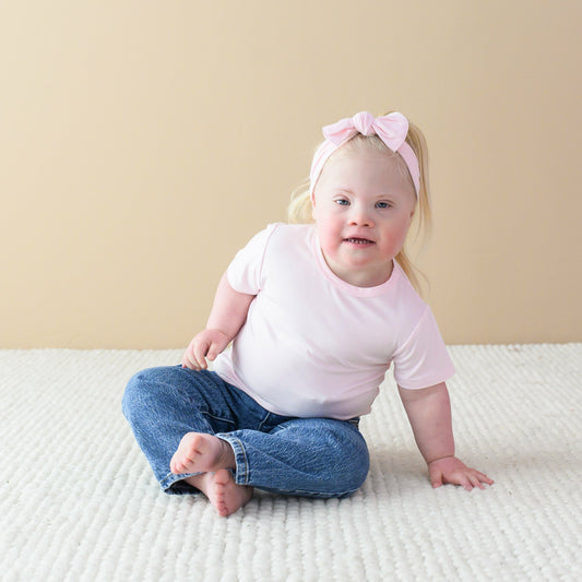 Toddler Basic Tee in Sakura | Kyte Baby