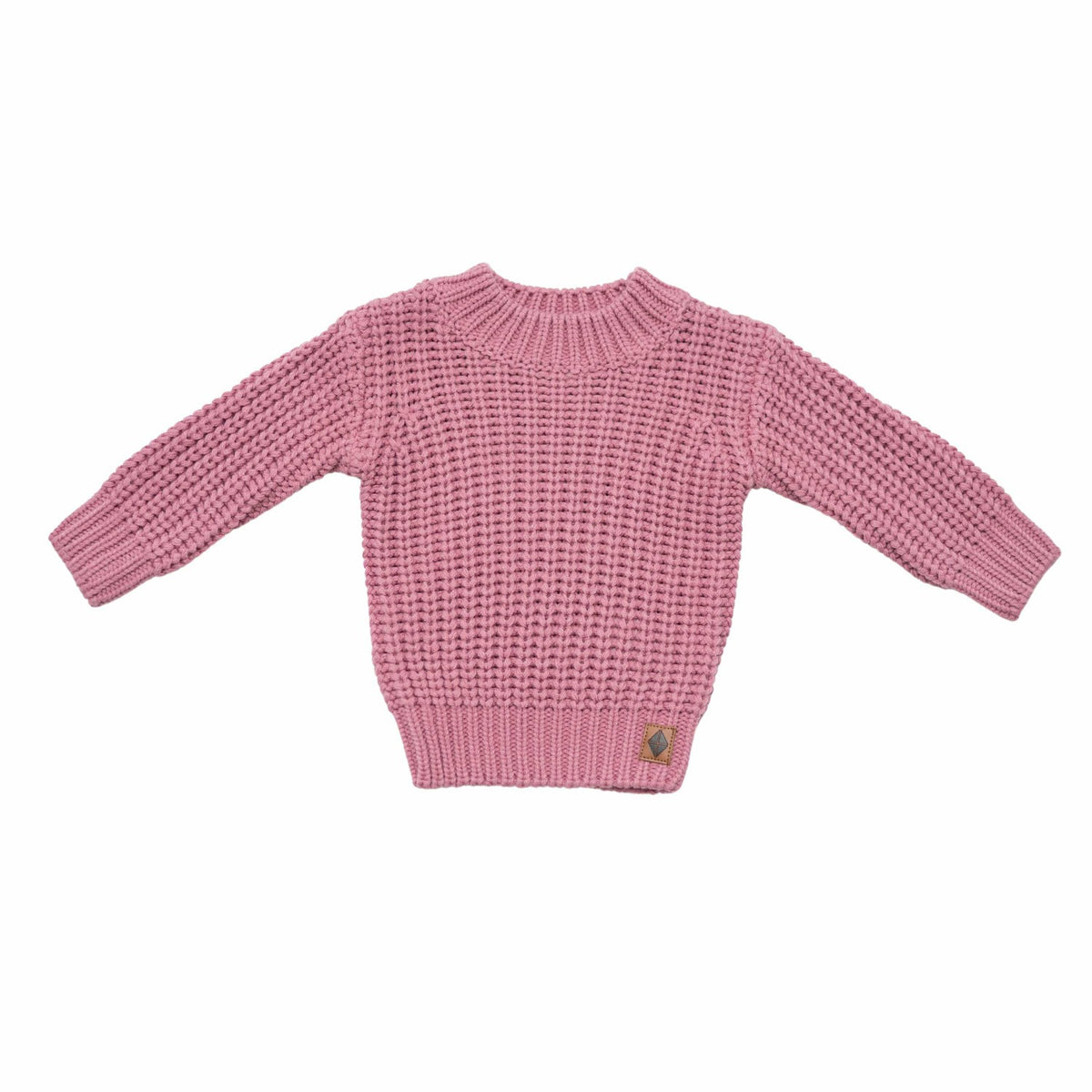 Chunky Knit Sweater in Apple Blossom | Kyte Baby