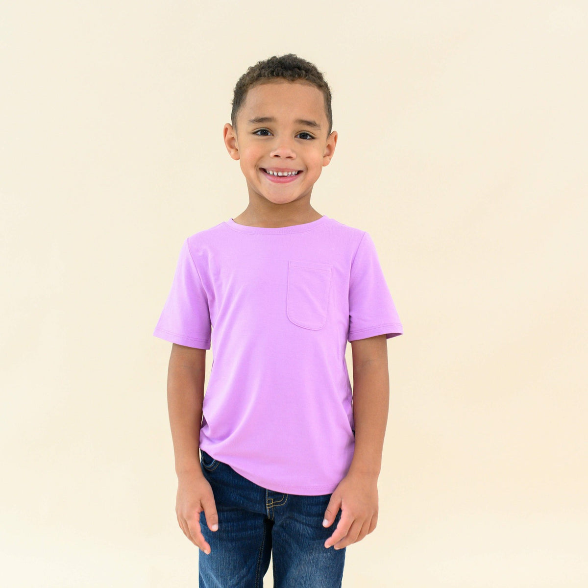 Toddler Crew Neck Tee in Poi | Kyte Baby
